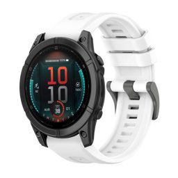 SILICONE Cserélhető szíj Garmin Fenix E 47mm fehér
