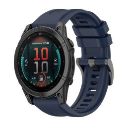 SILICONE Cserélhető szíj Garmin Fenix E 47mm sötétkékhez