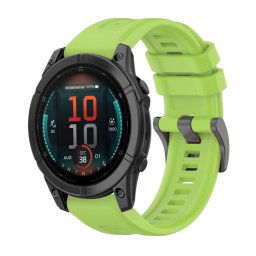 SILICONE Cserélhető szíj Garmin Fenix E 47mm világoszöldhöz