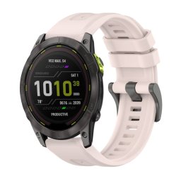 SILICONE Cserélhető szíj Garmin Enduro 3 világos rózsaszínhez