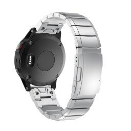 PÁNCÉL GYORSKIOLDÁS Fém szíj Garmin Fenix E 47mm ezüsthöz