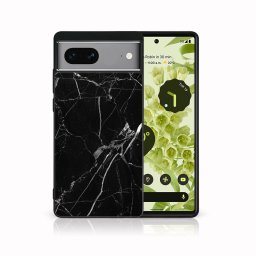 PROTEMIO MY ART Védőburkolat a Google Pixel 7-hez BLACK MARBLE (142)