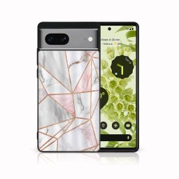 PROTEMIO MY ART Védőburkolat a Google Pixel 7-hez PINK MARBLE (143)