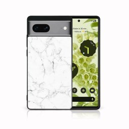PROTEMIO MY ART Védőburkolat a Google Pixel 7-hez WHITE MARBLE (144)