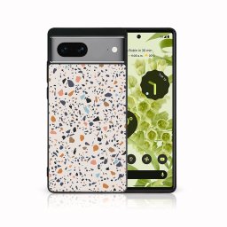 PROTEMIO MY ART Védőburkolat a Google Pixel 7 BEIGE TERRAZZO-hoz (162)