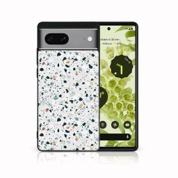 PROTEMIO MY ART Védőburkolat a Google Pixel 7-hez GREY TERRAZZO (163)