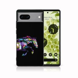PROTEMIO MY ART Védőburkolat Google Pixel 7 HORSE (249) számára