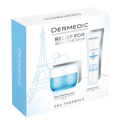 Dermedic Hydrain³ Nappali Szépségcsomag Mélyhidratáló arckrémmel és szemkörnyékápolóval (50ml+15ml)
