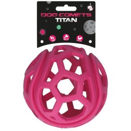 DOG-COMETS Titan labda csemegével tölthető rózsaszín M 11,5 cm kutyajáték
