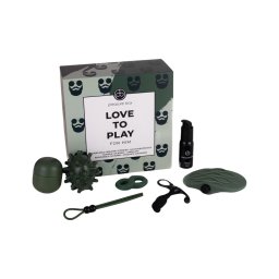 Pleasure Box Love to Play - maszturbátor szett férfiaknak - 6 részes