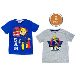 Sam a tűzoltó Fire gyerek rövid póló 2 db-os szett 7 - 8 év / 122 - 128 cm
