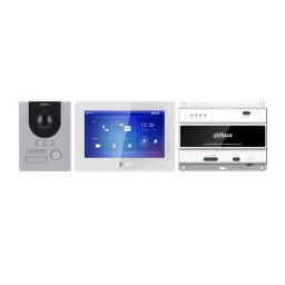 Dahua video kaputelefon szett - KTD01(F) (VTO2202F-P-S2 + VTH5422HW + VTNS2003B-2)