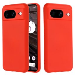 RUBBER Védőburkolat a Google Pixel 8 telefonhoz piros