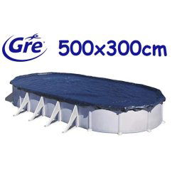 Gre ovális 500x300cm medencére téli takaró fólia CIPROV501