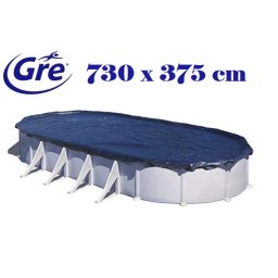 Gre ovális 730x375cm medencére téli takaró fólia CIPROV731