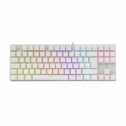White Shark GK-2106W/BL-HU COMMANDOS mechanikus gamer billentyuzet HU/blue switch/Feher