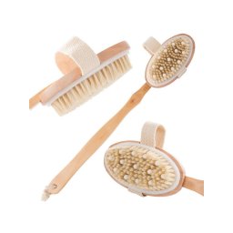 Nedves-szraz testmasszzs kefe a htizskhoz