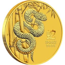 Holdkígyó 2025 - 1/4 Oz - arany befektetési érme