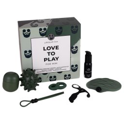 Pleasure Box Love to Play - maszturbátor szett férfiaknak - 6 részes