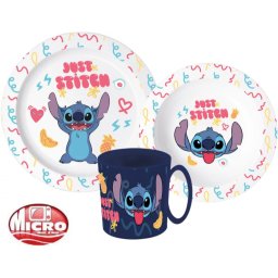 Lilo és Stitch étkészlet, micro műanyag szett 350 ml-es bögrével Nr2