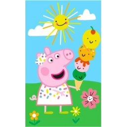 Peppa kéztörlő, arctörlő, törölköző 30x50 cm Nr 03