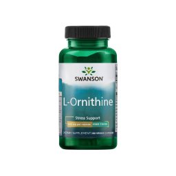 Swanson L-Ornitin 500 mg / 60 db növényi kapszula