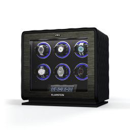 Klarstein LuminousTime órafelhúzó, 6 óra, sok beállítás, LED, 10 dB (WW4-LuminousTime6Bl)