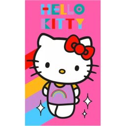 Hello Kitty kéztörlő, arctörlő, törölköző 30x50 cm Nr 01