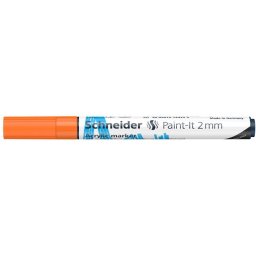 SCHNEIDER Dekormarker, akril, 2 mm, SCHNEIDER "Paint-It 310", narancssárga