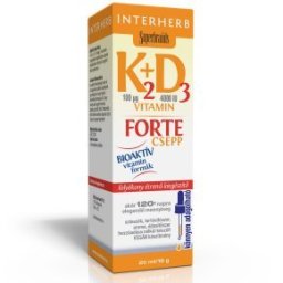 Interherb K2+D3 vitamin Forte csepp - 20ml