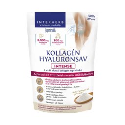 Interherb Kollagén&Hyaluronsav Intense italpor natúr 300g