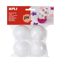 APLI Styropor gömb, 45 mm, APLI "Creative"