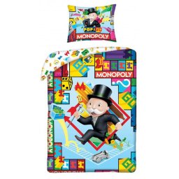 Monopoly 2 részes Pamut Ágyneműhuzat 140x200+70x90 cm