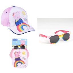 Peppa Pig baseball sapka 400 UV szűrős napszemüveggel