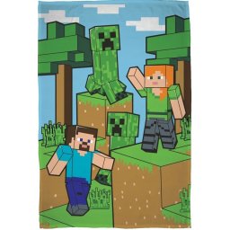 Minecraft polár takaró, pléd 100x150 cm Nr1