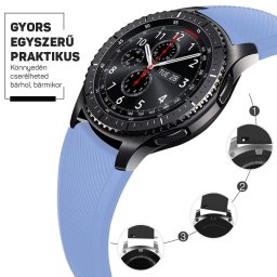 Szilikon óraszíj – okosóra pótszíj 20/22mm