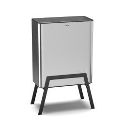 Klarstein Yuma hulladékgyűjtő, 30 l, belső kosár, szagszűrő, lábak, gombbal nyitható (KG27-Yuma30L-ed)