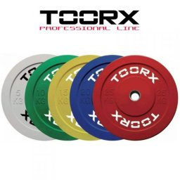 Toorx 50 mm Olimpiai gumírozott tárcsa 5 kg Bumper Plate