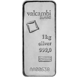 Valcambi 1000g - befektetési ezüsttömb