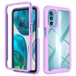 DUAL Kétoldalas burkolat Motorola Moto G52 / G82 lila