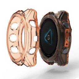 TPU HALF BURKOLAT A Garmin Fenix 8 47mm narancssárga borítója