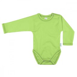 Kynga kivizöld hosszú ujjú baba body 62-98