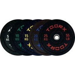 Toorx 50 mm gumírozott tárcsa 20 kg Bumper Plate