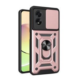 RING KAMERA Borító tartóval Oppo A38 rózsaszínhez