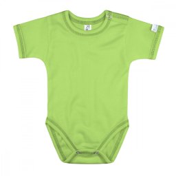 Kynga kivizöld rövid ujjú baba body 62-98