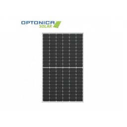Monokristályos napelem panel , 410W , 1500V , ezüst keret , IP68 , Optonica
