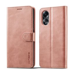 IMEEKE pénztárca tok Oppo A38 rózsaszínhez