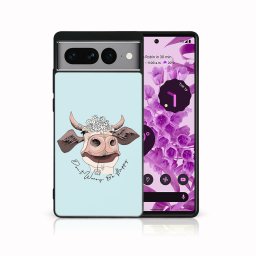 PROTEMIO MY ART Védőburkolat Google Pixel 7 Pro HAPPY COW (181)-hoz