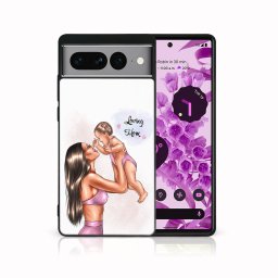PROTEMIO MY ART Védőhuzat Google Pixel 7 számára Pro LOVING MOM (115)