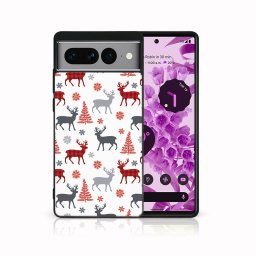 PROTEMIO MY ART Karácsonyi mintájú borító Google Pixel 7 Pro DEER (068)